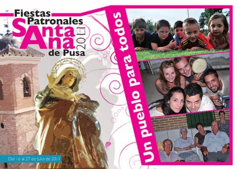 Fiestas patronales en honor a Santa Ana 2011 Santa Ana de Pusa
